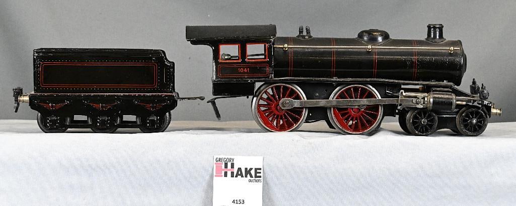 European One Gauge Clockwork 4-4-0 Steam Locomotive and Tender (1 of 6)