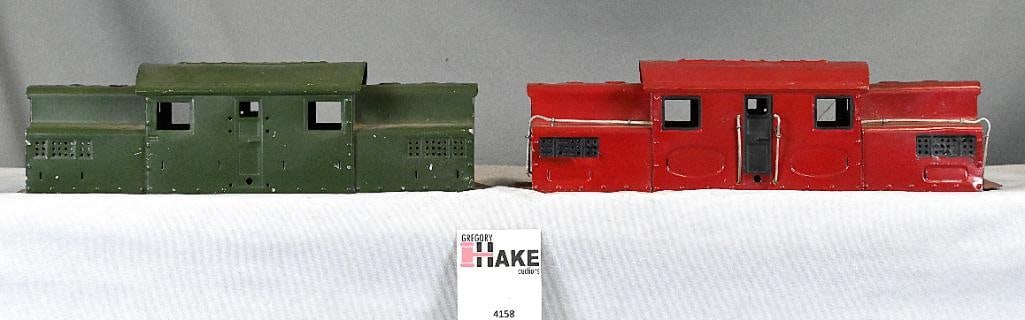 Two Wide Gauge Ives Electric Locomotive Bodies (1 of 6)