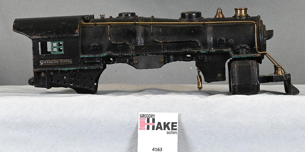 American Flyer Wide Gauge Steam Locomotive Body with Steam Chest and Original Paint: American Flyer Wide Gauge Steam Locomotive Body with Steam Chest and Original Paint C6.