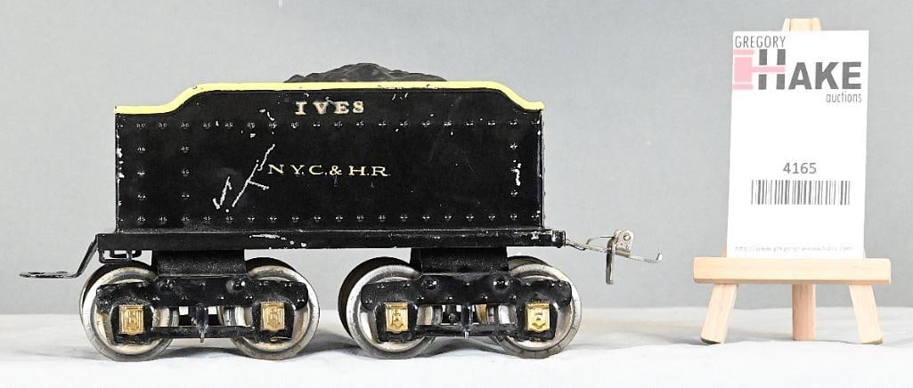 Ives Wide Gauge #40 Tender: Ives Wide Gauge #40 Tender, Appears to have original paint and graphics, C6/7.