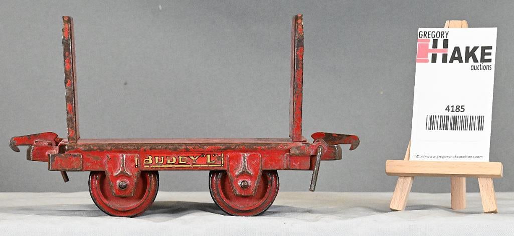 Buddy L Industrial Mining #53 Rack Car, Original paint and Decals: Buddy L Industrial Mining #53 Rack Car, Original paint and Decals, C6.