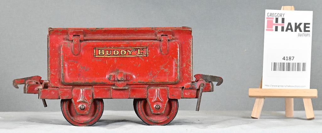 Buddy L Industrial Mining #55 Ballast Car, Original Paint and Decals: Buddy L Industrial Mining #55 Ballast Car, Original Paint and Decals, C6