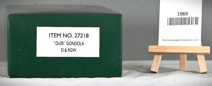 Spectrum Bachmann On30 27218 D&RGW gondola w/OB