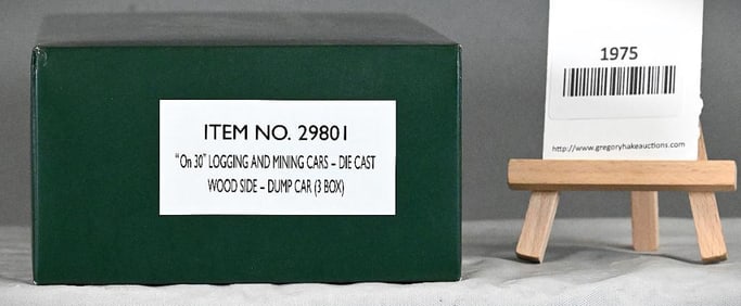 Spectrum Bachmann On30 29801 wood sided dumpcars 3 in the box w/OB