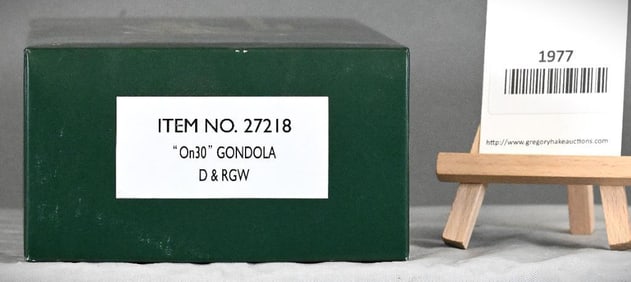 Spectrum Bachmann On30 27218 gondola D&RGW w/OB