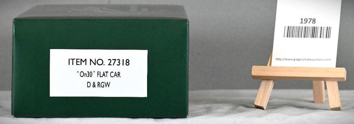 Spectrum Bachmann On30 27318 flat car D&RGW w/OB