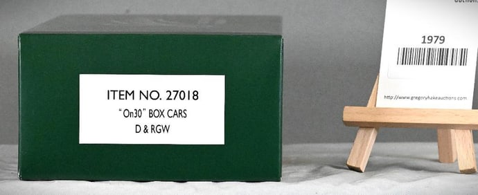 Spectrum Bachmann On30 27018 boxcar D&RGW w/OB