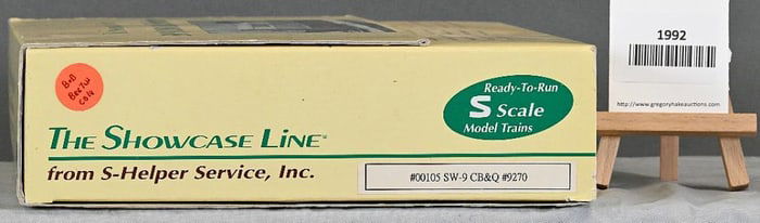 S-Helper The Showcase Line 00105 SW-9 CB&Q 9270 diesel switcher w/OB