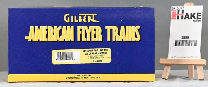 American Flyer 48613 Bessemer & Lake Erie set of 4 hoppers, w/OB