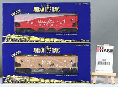 American Flyer 48623 Naughty & Nice Hopper 2-pack, w/Obs