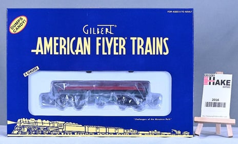 American Flyer 49028 Christmas Candy Cane Dumpcar, w/OB