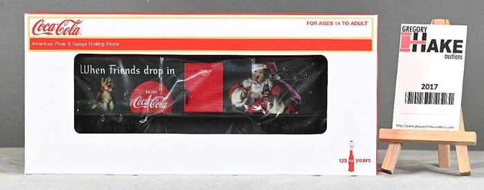 American Flyer 48396 Coca-Cola Christmas Boxcar, w/OB
