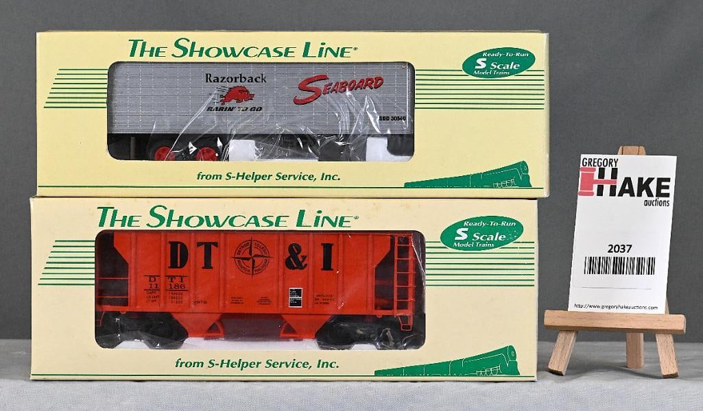 S Helper The Showcase Line #00036-5 PS-2 DT&I hopper, #00201 Seaboard 35' trailer w/Obs (1 of 2)