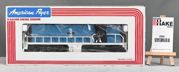 American Flyer 8350 Boston & Maine GP 7 Diesel locomotive w/Obs
