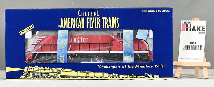 American Flyer 48051 Burlington SD9 diesel locomotive w/Obs