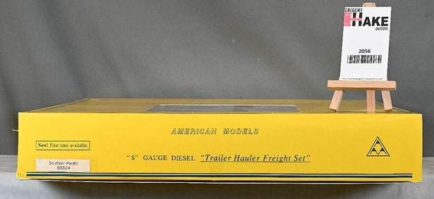 Aamerican Models BSSC 4 Souther Pacific diesel trailer hauler freight set w/Obs