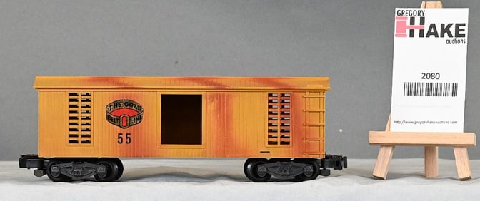 American Flyer 24055 Gold Belt line stock car from the Washington set