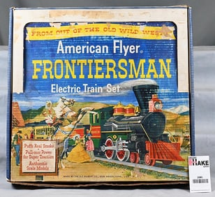 MINT/UNRUN American Flyer Frontiersman Set 23099 w/Original Set Box and Insert. Set Includes