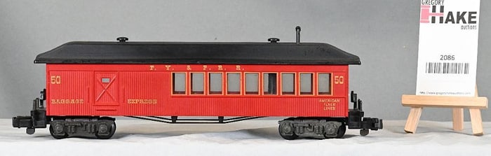 American Flyer 24750 red baggage express car from Washington set