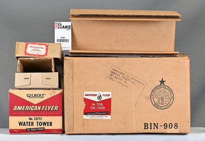 American Flyer empty boxes which include 23785, 581, & 23772