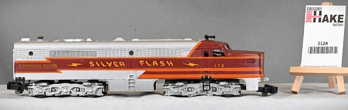 American Flyer 479 Silver Flash powered PA diesel locomotive