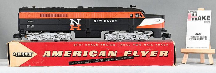 American Flyer 21561 New Haven Powered PA "A"Unit Diesel Locomotive w/ OB
