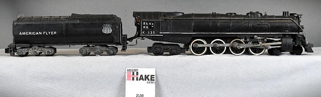 American Flyer K335 Challenger 4-8-4 Steam Locomotive w/ Tender: American Flyer K335 Challenger 4-8-4 Steam Locomotive w/ Tender, C7.