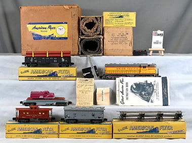 American Flyer Union Pacific 5520-T Freight Set w/ Original Boxes and Set Box