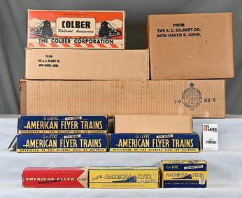 Group of American Flyer Empty Boxes