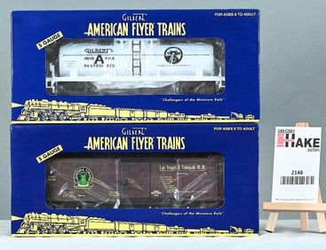 American Flyer 48239 2005 TTOS Gilberts Grade A Milk Tank Car, 48241 TTOS 2005 Las Vegas Convention