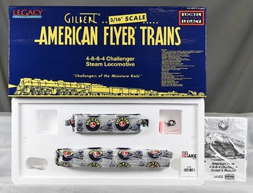 American Flyer 48082 Union Pacific #3985 4-6-6-4 Challenger steam locomotive w/Obs