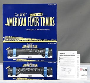American Flyer 48962 NYC passenger car 2-pack w/ Obs