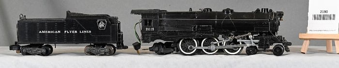 American Flyer Postwar 21115 steam locomotive & tender