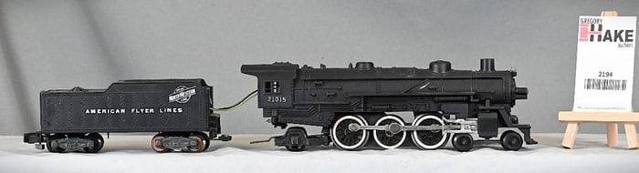 American Flyer Postwar 21015 steam locomotive & tender