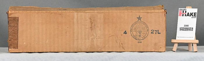American Flyer Postwar 1948 master carton for HO steam locomotive and tende