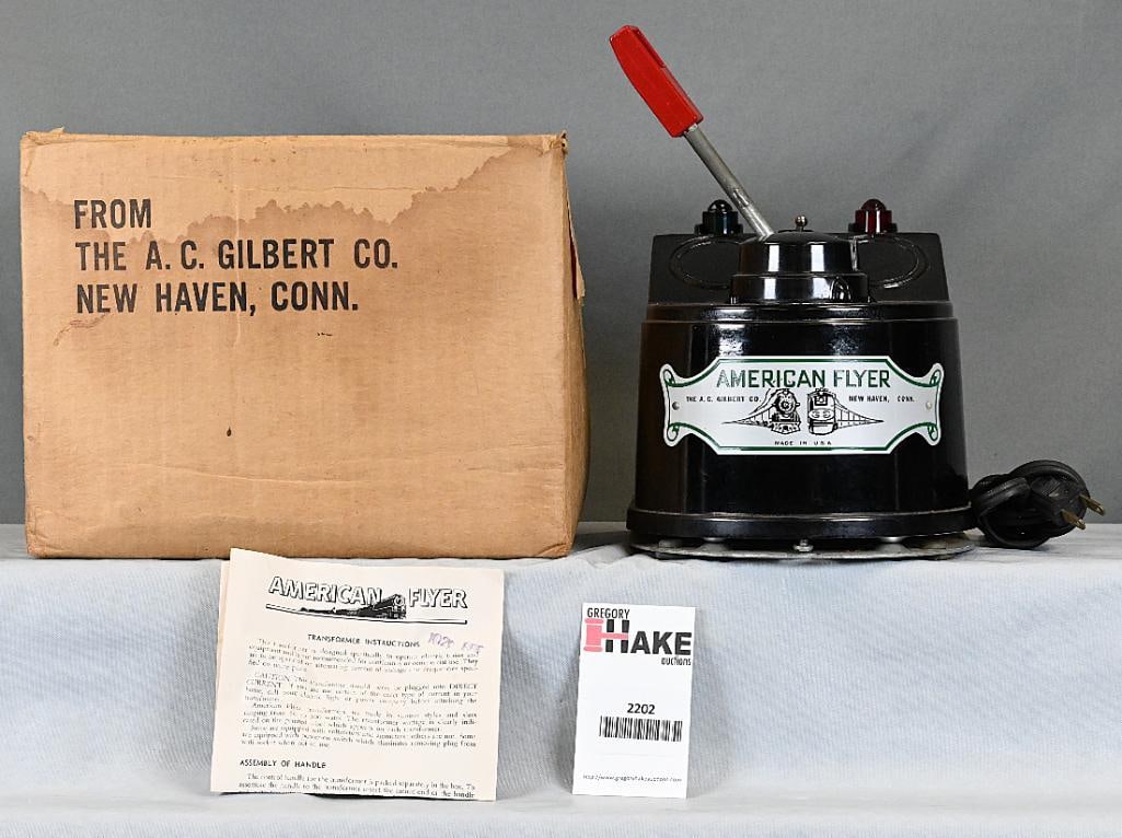 American Flyer Postwar 16B transformer w/ OB & instruction sheet. (1 of 5)
