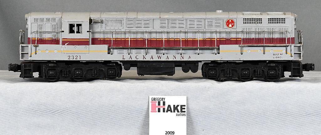 Lionel Postwar 2321 Gray Top Lackawanna FM Diesel Locomotive: Lionel Postwar 2321 Gray Top Lackawanna FM Diesel Locomotive, C6 Size 16X4X4