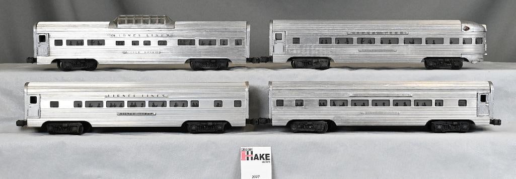 Lionel Postwar Lionel Lines Extruded Aluminum Passenger Cars - 2531, 2532, 2533 & 2534: Lionel Postwar Lionel Lines Extruded Aluminum Passenger Cars - 2531, 2532, 2533 & 2534, C6. Size 16x8x8