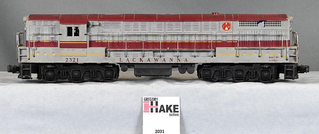 Lionel Postwar 2321 Lackawanna Maroon Roof FM Diesel Locomotive (1 of 6)