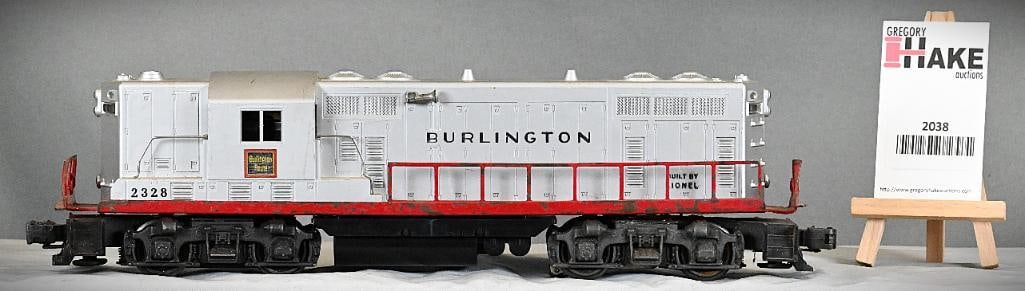 Lionel Postwar 2328 Burlington GP-7 Diesel Locomotive. (1 of 6)