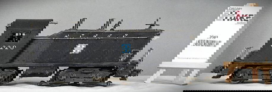 Lionel Postwar 6220 ATSF Santa Fe Diesel Switcher Locomotive: Lionel Postwar 6220 ATSF Santa Fe Diesel Switcher Locomotive, C6/7. Size 12x3x4