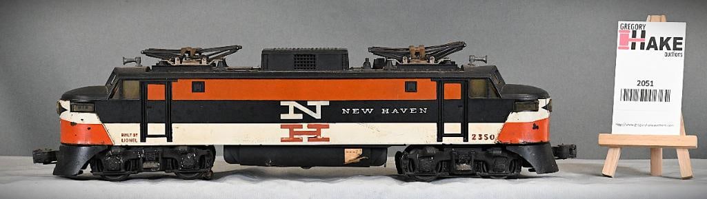 Lionel Postwar 2350 New Haven Electric EP-5 Locomotive. Decaled nose variation, C6. (1 of 6)