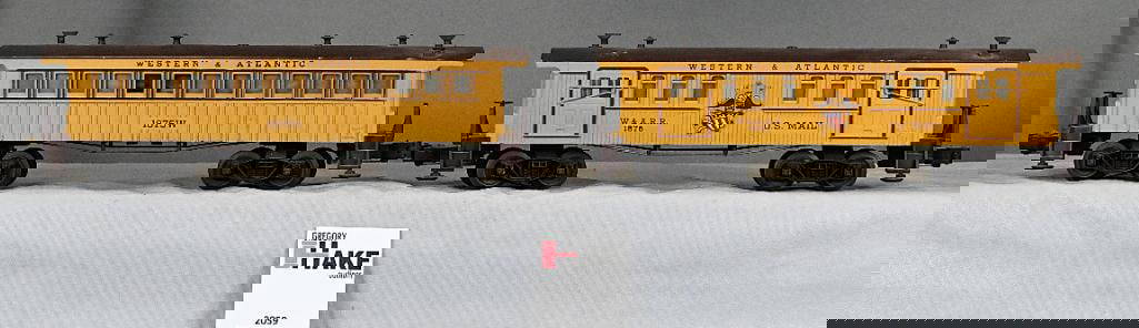 Lionel Postwar 1875 and 1876W Super "O" General Passenger Cars: Lionel Postwar 1875 and 1876W Super "O" General Passenger Cars, C6/7. Size 12x6x4