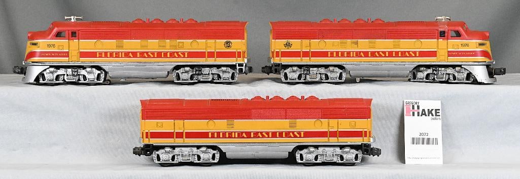 Lionel TCA Southern Division 1976 Florida East Coast F3 A-B-A set (1 of 6)
