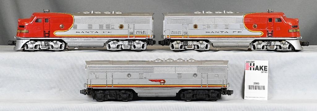 Lionel Postwar 2353 Santa Fe ABA F3 Diesel Locomotives (1 of 6)