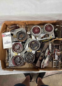 Box Lot of Prewar Lionel American Flyer Ives Motors w/Wheels