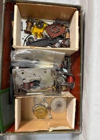 Box Lot of Prewar Motor Parts