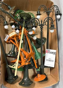 Box Lot of Lionel Prewar Lamp Posts