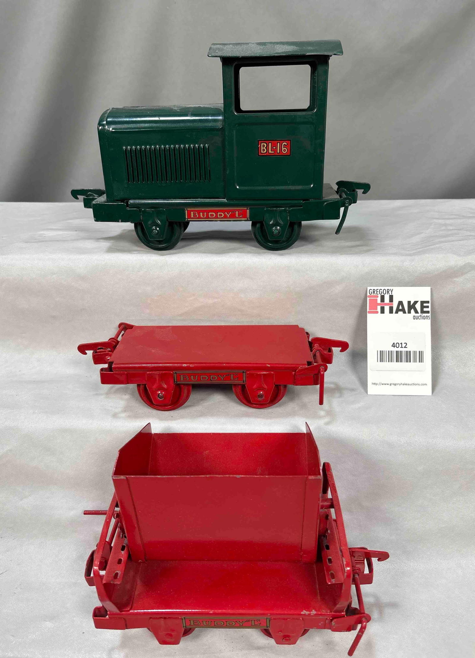 3 Prewar Buddy L Industrial Mining Pieces (1 of 1)