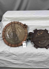 2 Prewar European 1 Gauge Turntables